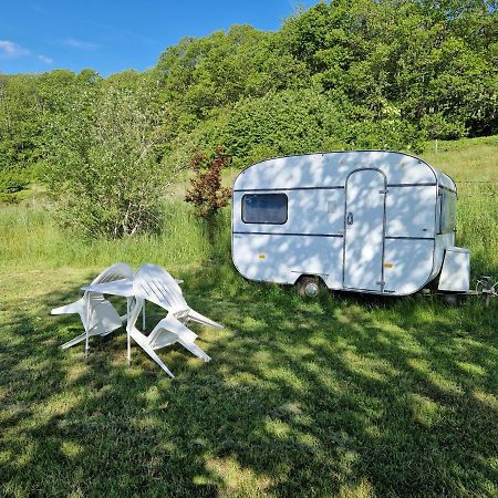 Camping La Foret Du Morvan Vintage Caravan Larochemillay Luaran gambar